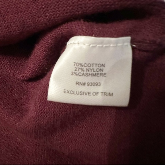 Tyler Boe Cowl Neck Cotton Cashmere Tunic Sweater - Large - Picture 6 of 11